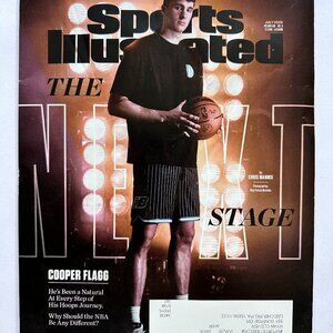 Sports Illustrated Magazine July 2025 Cooper Flagg "The Next Stage" With Label